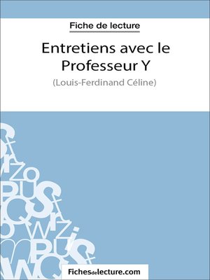 cover image of Entretiens avec le Professeur Y